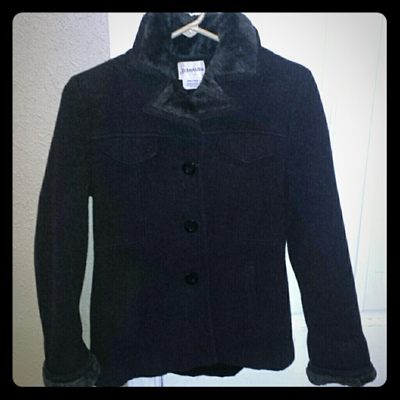 St Johns Bay wool coat size small s - Picture 1 of 3